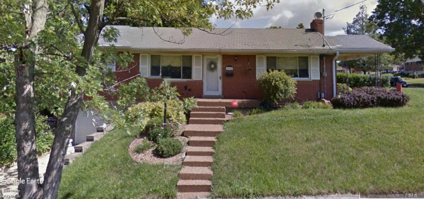 5912 Fairhill Drive, Cincinnati, Ohio, circa 2014