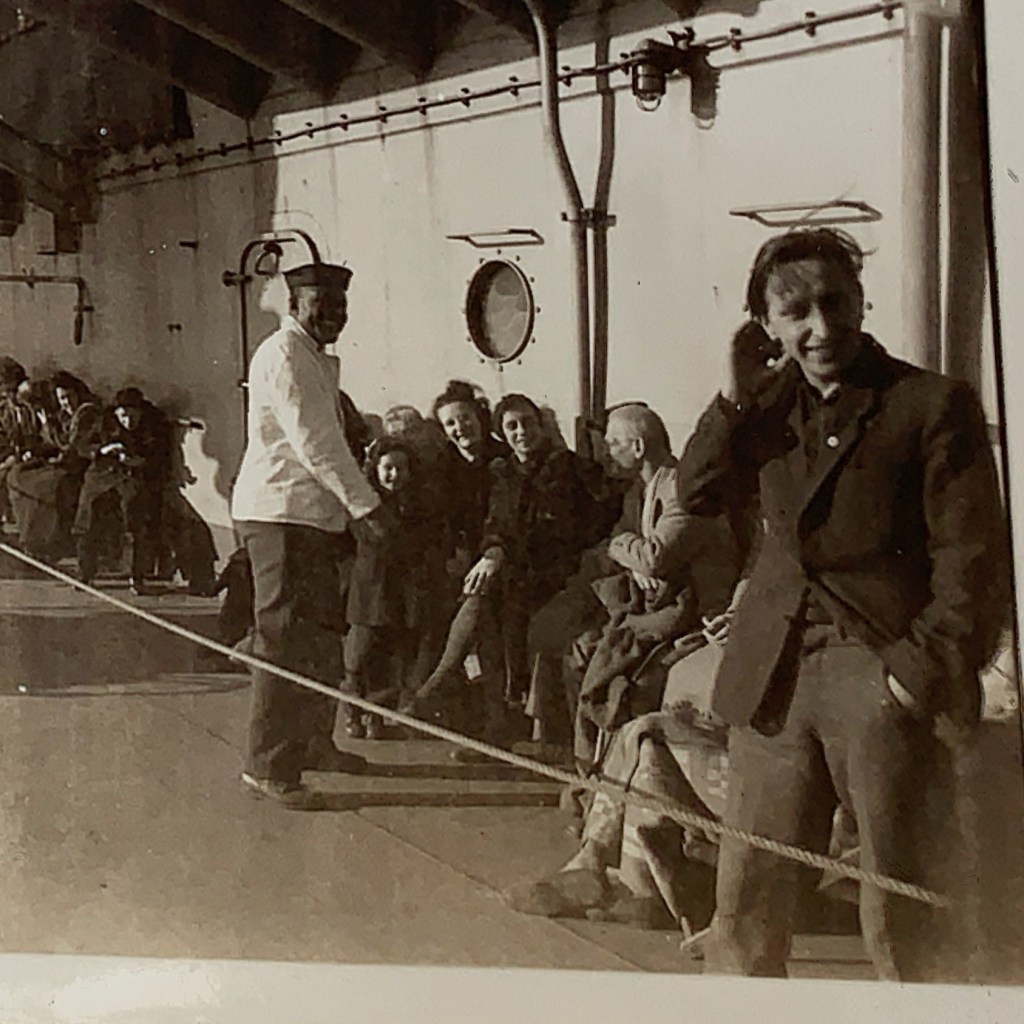 Lilo Bollman, Lilly and Helga Bonitz on the Marine Marlin