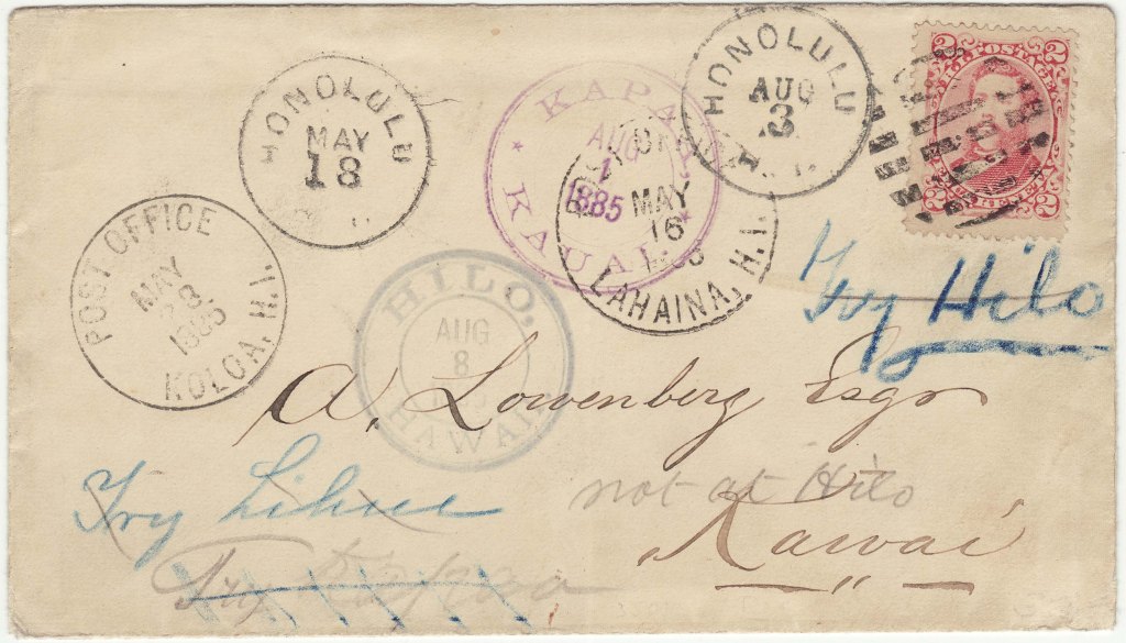 Postcard addressed to A. Lowenberg.