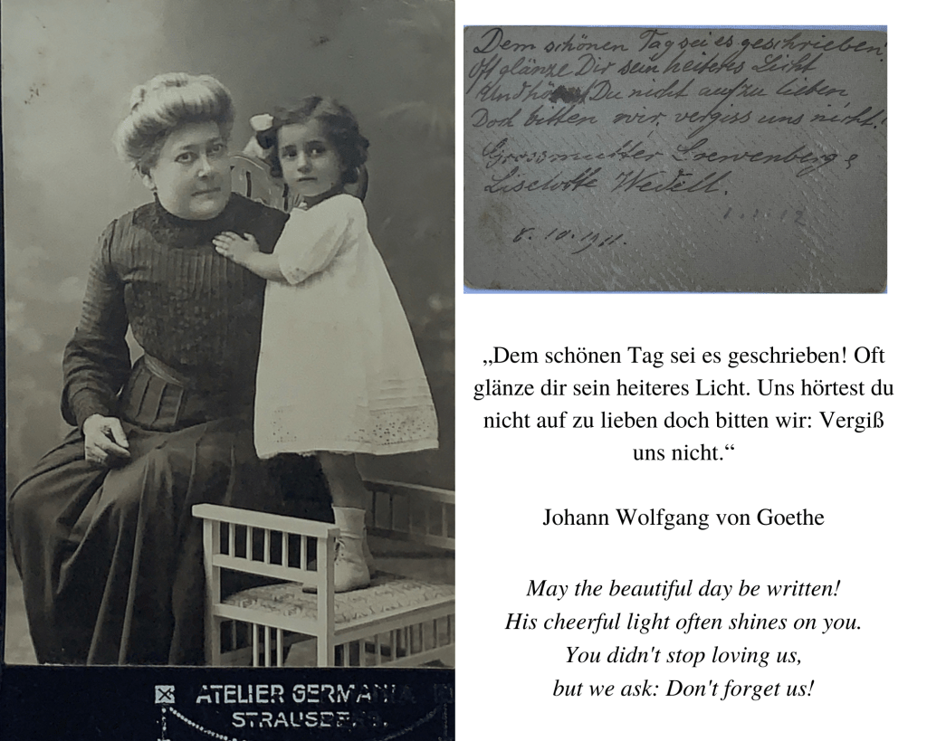 Henriette Loewenberg and Lilo Wedell